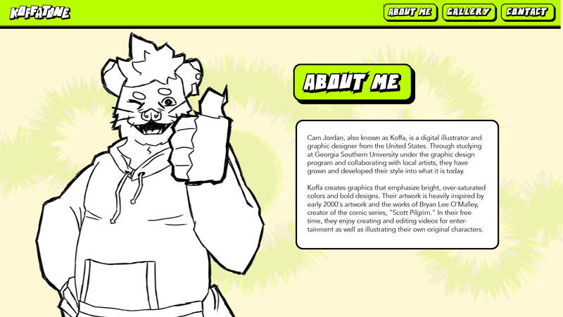 KOFFATONE WEBSITE MOCKUP